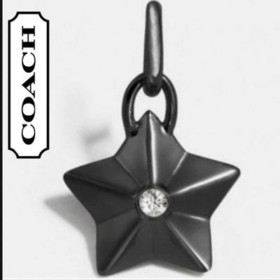 Coach Jewelry | Coach Star Charm | Color: Black | Size: 1/2 X 1/2