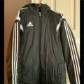 Adidas Jackets & Coats | Adidas Condi 14 Stadium Jacket Football Soccer | Color: Black/White | Size: L