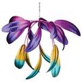 Regal Art & Gift 12615 - 21.5" Purple/Blue Leaf Hanging Wind Spinner