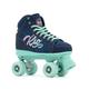 Rio Roller Lumina Quad/Roller Skates (UK 2 / EU 34, Navy/Green)