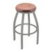 Holland Bar Stool 802 Misha Swivel Bar Stool Wood/Metal in Gray | 19 W x 19 D in | Wayfair 80236ANMedMpl