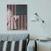 Winston Porter 'American Flag USA Liberty Design' Graphic Art on Canvas Canvas/Metal in Blue/Red | 30 H x 40 W x 1.5 D in | Wayfair