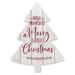 The Holiday Aisle® Merry Little Christmas Tree Cutouts Wood in Brown | 18 H x 14 W x 1 D in | Wayfair 1FECFF198B164CE7B0C575FCDCD78A3A