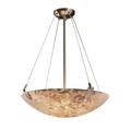 Wrought Studio™ Donaghy 1 - Light Unique/Statement Bowl LED Pendant in Gray/White | 30 H x 27 W x 27 D in | Wayfair