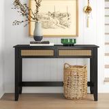 Sand & Stable™ Nethe 47.75" Console Table Wood in Brown | 30.25 H x 47.75 W x 18.25 D in | Wayfair D893B8389A2945EAA84FE26E29641A0D