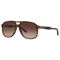 Tom Ford FT0753 52K Dark Havana FT0753 Pilot Sunglasses Lens Category 3 Size 62mm