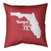 East Urban Home Indoor/Outdoor Throw Pillow Polyester/Polyfill blend in Red | 20 H x 20 W x 3 D in | Wayfair 3159573030F2422299638E6E873B854F