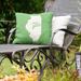 East Urban Home Sweet Indoor/Outdoor Throw Pillow Polyester/Polyfill blend in Green | 16 H x 16 W x 3 D in | Wayfair