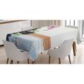 East Urban Home Ambesonne Spa Tablecloth, Spa w/ Spring Water Health Giving Properties Eastern Way Of Getting Better Art | 52 D in | Wayfair