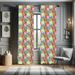 East Urban Home Ambesonne Garden Art Window Curtains, Abstract Romantic Bouquet Of Doodle Style Flowers w/ Coming Of The Spring | 63 H in | Wayfair