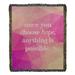 East Urban Home Faux Gemstone Choose Hope Quote Cotton Woven Blanket Cotton in Pink | 50 W in | Wayfair 7E4D4DAC9D5E4F738EA813B331EAA73D