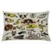 East Urban Home Indoor/Outdoor Lumbar Pillow Cover Polyester | 16 H x 26 W x 0.1 D in | Wayfair 3C39608628014FF2848F462A3A7558D1