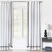 Eastern Accents Sloane Linen Striped Room Darkening Rod Pocket Single Curtain Panel Linen | 84 H in | Wayfair CLA-420