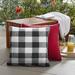 Gracie Oaks Nyla Crimson Outdoor Square Throw Pillow Polyester/Polyfill blend | 24 H x 24 W x 6 D in | Wayfair 894C46973CDF4251B8F3C2738E62BAC7