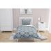 Ophelia & Co. Frawley Peacock Comforter Set Polyester/Polyfill/Microfiber/Jersey Knit/T-Shirt Cotton in Blue | Wayfair