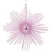 Andover Mills™ 6.5" Glitter Snowflake Burst Ornament Plastic in Pink | 6.5 H x 6.5 W x 2 D in | Wayfair 38EC6FEE90834EF887A4F03CB25719FC