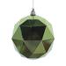 The Holiday Aisle® 8" Geometric Ball Ornament Plastic in Green | 8 H x 8 W x 8 D in | Wayfair 7BC3DE9EACE84C6EADE8A49DA0159689