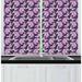 East Urban Home Unicorn 55" Kitchen Curtain Polyester | 39 H x 27.5 W x 2.5 D in | Wayfair 0C57E6D257EC47799C5438F3E3FB293A