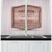 East Urban Home Western 55" 2 Piece Kitchen Curtain Set Polyester | 39 H x 55 W x 2.5 D in | Wayfair 4E53890BD75546CB9562554049FB4CF3