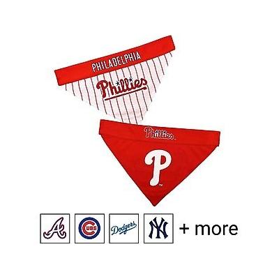 Pets First MLB Reversible Dog & Cat Bandana, Philadelphia Phillies, Large/X-Large