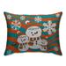 Miami Dolphins 20'' x 26'' Holiday Team Snowman Bed Pillow