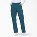 Dickies Women's Eds Signature Tapered Leg Cargo Scrub Pants - Caribbean Blue Size 4Xl (86106)