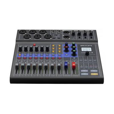 Zoom LiveTrak L-8 Portable 8-Channel Digital Mixer...