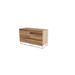 Nova Domus Lorenzo Italian Modern Light Oak Dresser in Walnut - VIG Furniture VGACLORENZO-DRS