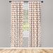 East Urban Home Hot Dog Semi-Sheer Rod Pocket Curtain Panels Polyester | 95 H in | Wayfair 5B6DE7F417534BFE9845FA2B721FACFF