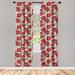 East Urban Home Floral Semi-Sheer Rod Pocket Curtain Panels Polyester | 95 H in | Wayfair 8EBDDD860F3F43E1B24E121E355FE694