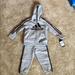 Adidas Matching Sets | Adidas Heather Fleece Jacket Set - Kids 2t | Color: Gray | Size: 2tb