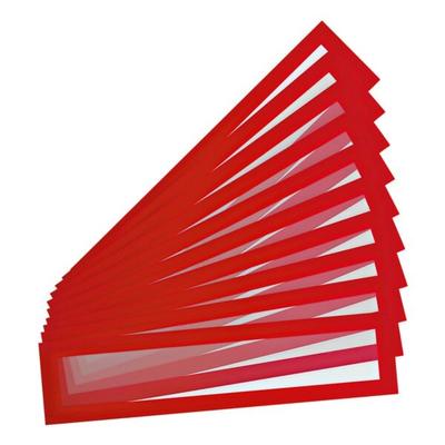 Tarifold 10er-Set Magnetrahmen/Inforahmen »Magneto Solo Pro« für Überschriften A4/A3 rot, 31.7x7.5 cm Image