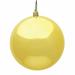 The Holiday Aisle® Holiday Décor Ball Ornament Plastic in Yellow | 3 H x 3 W x 3 D in | Wayfair E73A8379754E44189A1CAE72DD48528B