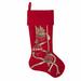 The Twillery Co.® The Holiday Aisle Ornament Stocking Velvet in Red | 21 H x 8 W in | Wayfair C3D4BAABFB4D4FF2B6FCF234907CC384