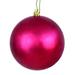 The Twillery Co.® Holiday Décor Ball Ornament Plastic in Red | Wayfair F59F18143E15416F960E0E6EC6187CAA