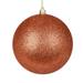 The Holiday Aisle® Holiday Décor Ball Ornament Plastic in Orange | 2.4 H x 2.4 W x 2.4 D in | Wayfair 52AA6078200F4AE3B7FD1B10E4B24552