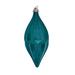 The Holiday Aisle® 10" Candy Glitter Shuttle Christmas Ornament Plastic in Green/Blue | 10 H x 4 W x 4 D in | Wayfair