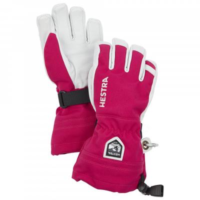 Hestra - Kid's Army Leather Heli Ski 5 Finger - Handschuhe Gr 7 rosa Image