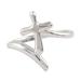 Holy Faith,'Sterling Silver Cross Band Ring from India'