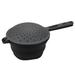 Cambridge Silversmiths Chef Robert Irvine 2 in 1 Silicone Colander Silicone in Black/Gray | 15.16 H x 7.68 W x 5.31 D in | Wayfair ERI023MLRI2DS