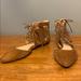 Jessica Simpson Shoes | Brand New Jessica Simpson Lace Flats Women’s 6 | Color: Tan | Size: 6