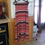 Lularoe Skirts | Bnwt Medium Lularoe Maxi Skirt | Color: Black/Orange | Size: M