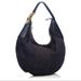 Gucci Bags | Black Gucci Canvas Horsebit Hobo Style Bag | Color: Black/Gold | Size: Os