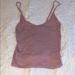 Brandy Melville Tops | Brandy Melville Super Soft Mauve Tank Top | Color: Pink | Size: Os