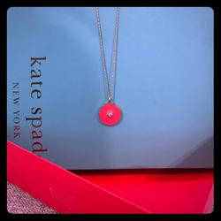 Kate Spade Jewelry | Bogo 50%! Kate Spade “Sparks Fly” Necklace | Color: Pink | Size: 17”-19”