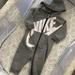 Nike One Pieces | Baby Nike One Piece Zip Up Suit 9 Months | Color: Gray/White | Size: 9mb