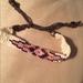 Urban Outfitters Jewelry | Bnwot Seed Bead Adjustable Handmade Bracelet | Color: Brown/Cream/Pink | Size: Os