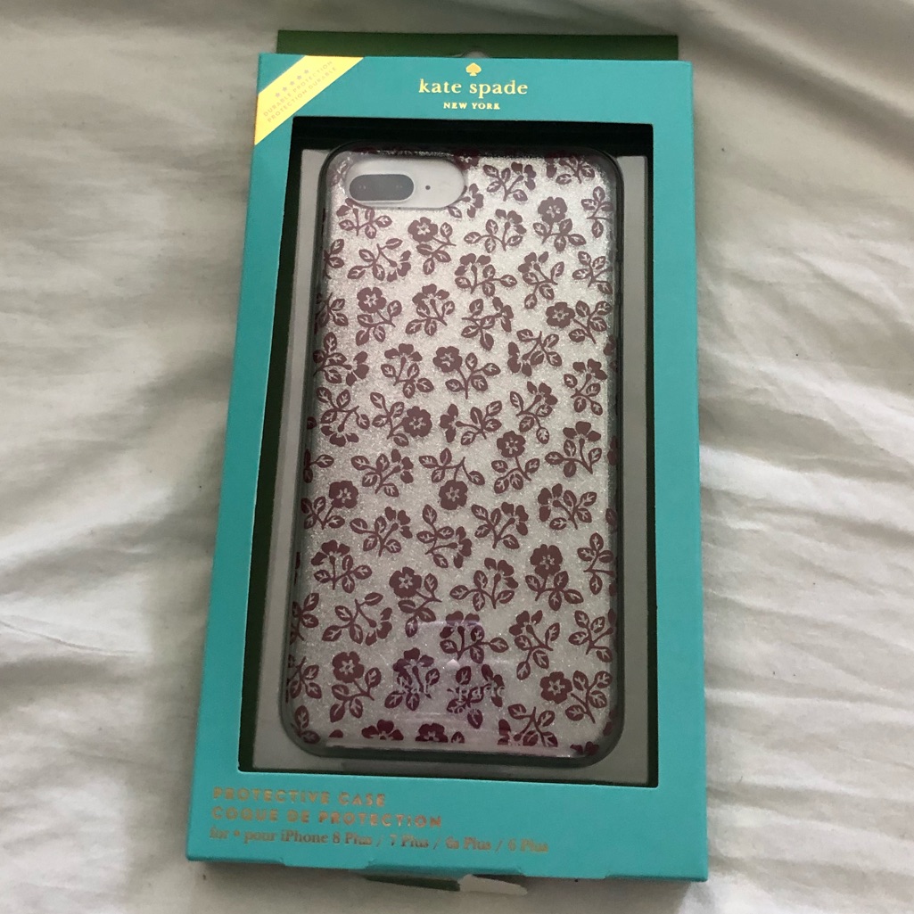 Kate Spade Accessories | Brand New In Box Kate Spade Iphone 6+/7+/8+ Case | Color: Red/Silver | Size: Iphone 6+/7+/8+