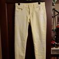 American Eagle Outfitters Jeans | American Eagle Outfitters Pale Yellow Jeans 8 | Color: White/Yellow | Size: 8