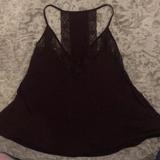 American Eagle Outfitters Tops | American Eagle Lace Tank | Color: Purple | Size: L